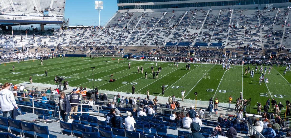 West Shore Home Field at Beaver Stadium - Section West D Seat View