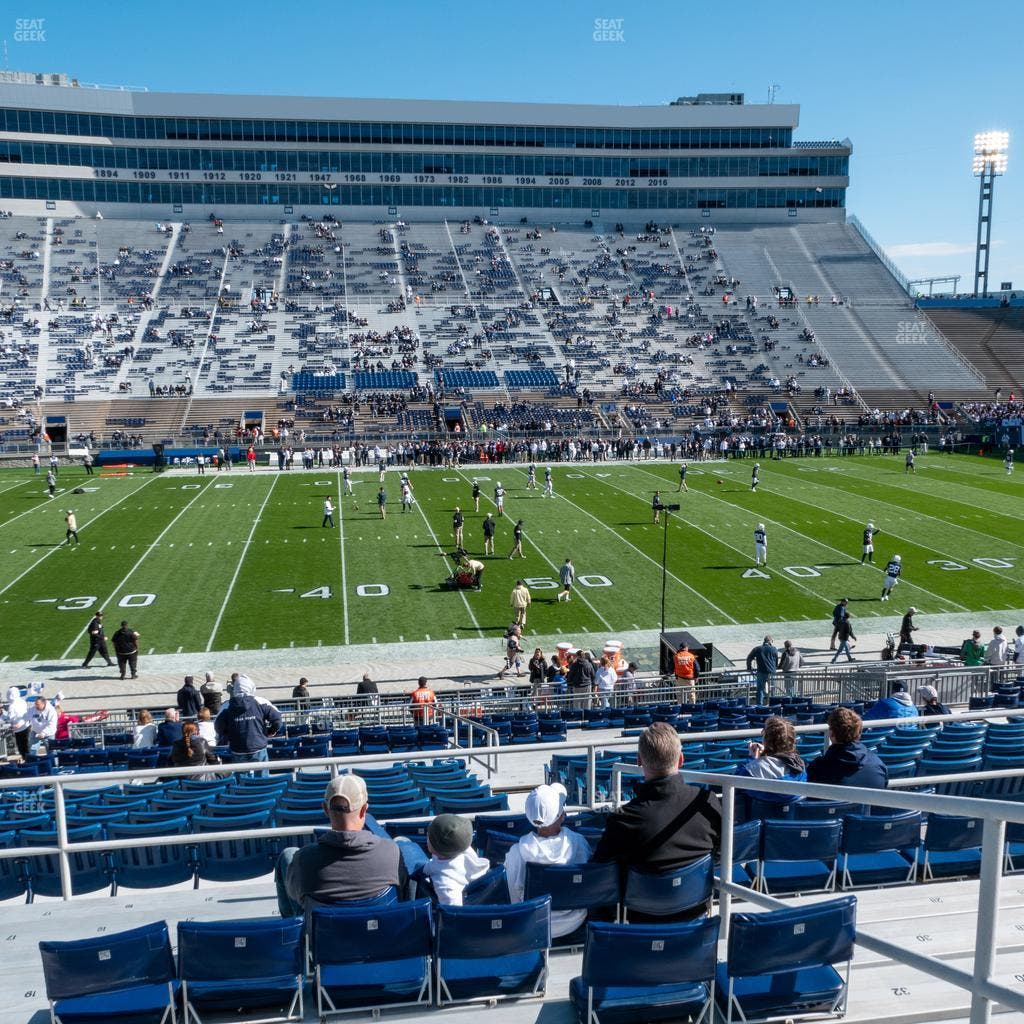 West Shore Home Field at Beaver Stadium - Section West F Seat View