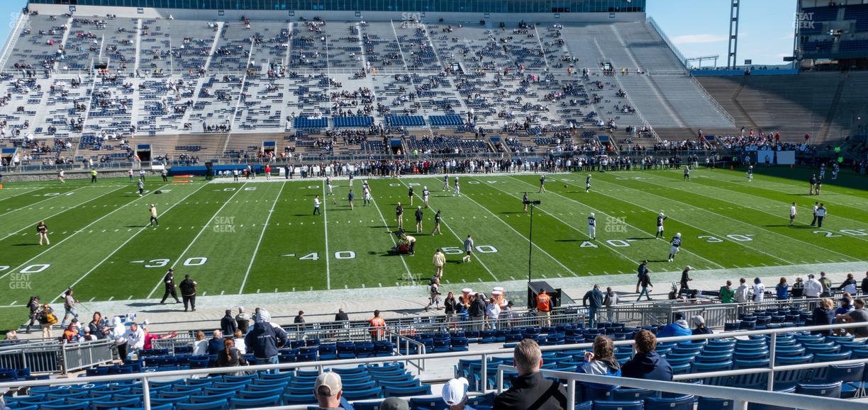 West Shore Home Field at Beaver Stadium - Section West F Seat View