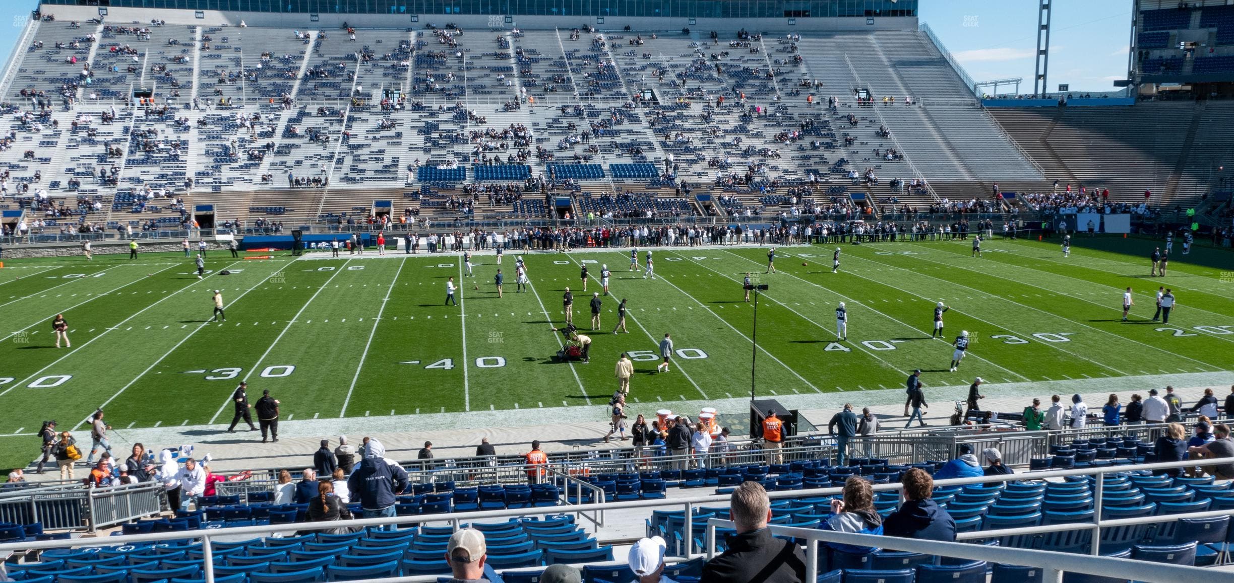 West Shore Home Field at Beaver Stadium - Section West F Seat View