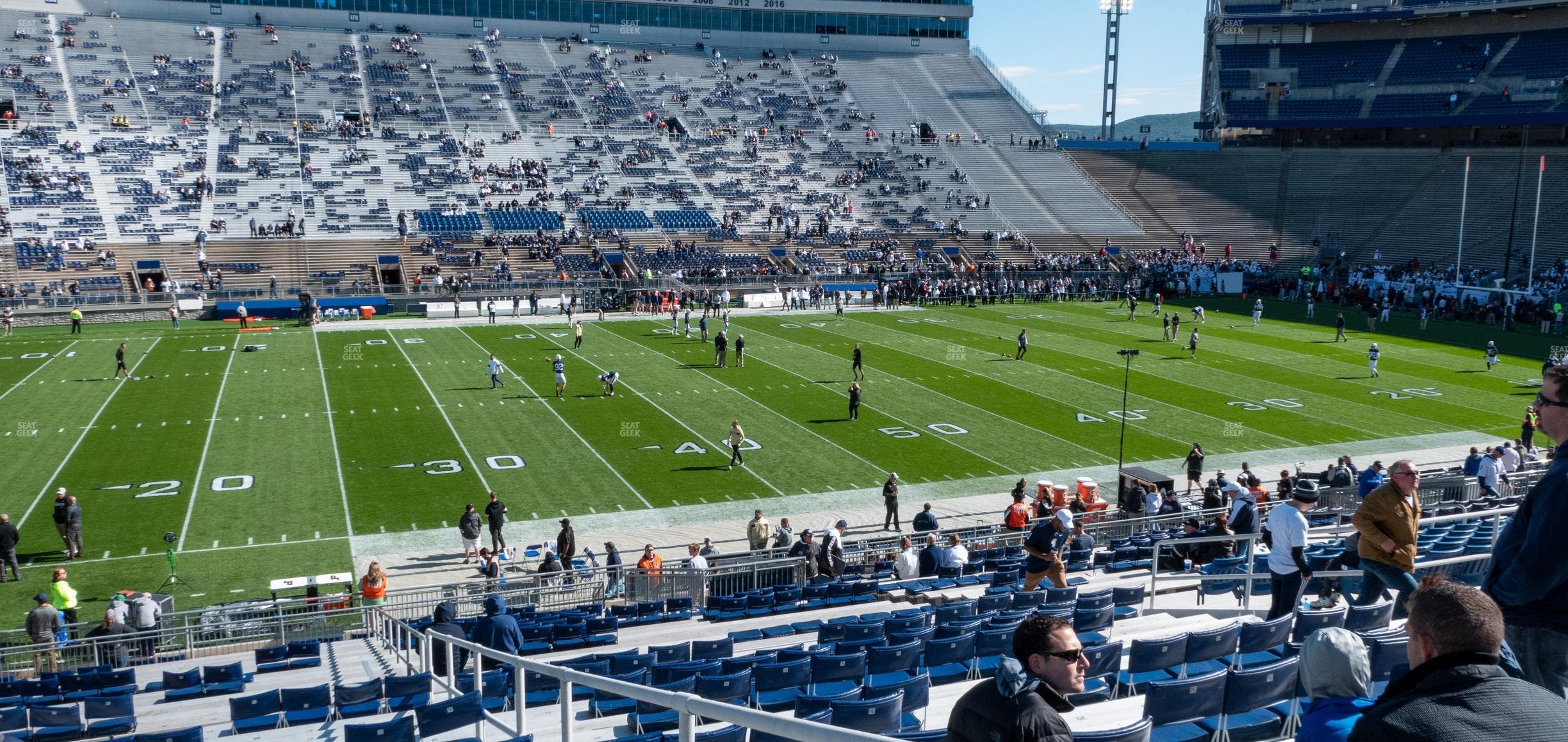 West Shore Home Field at Beaver Stadium - Section West G Seat View