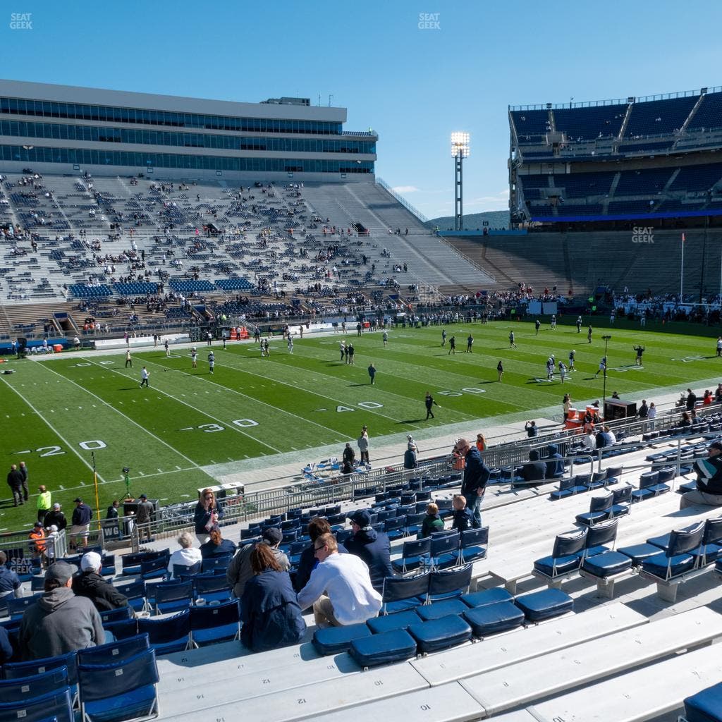 West Shore Home Field at Beaver Stadium - Section West H Seat View