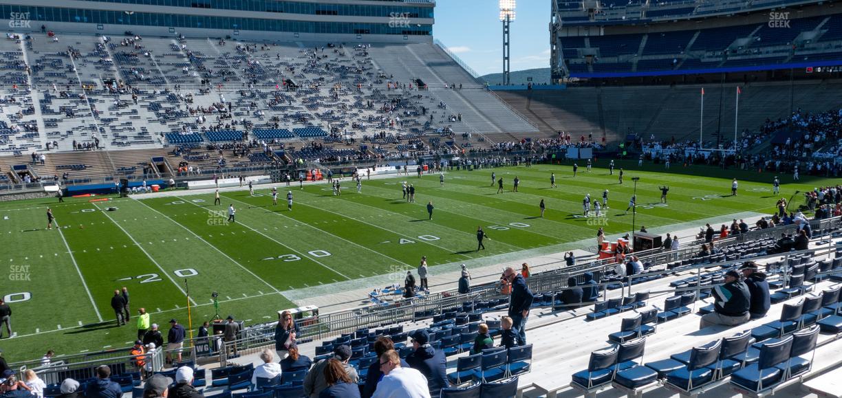 West Shore Home Field at Beaver Stadium - Section West H Seat View