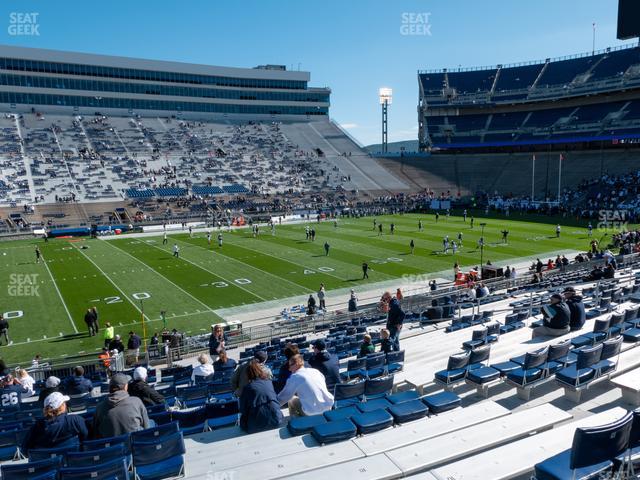 West Shore Home Field at Beaver Stadium - Section West H Seat View