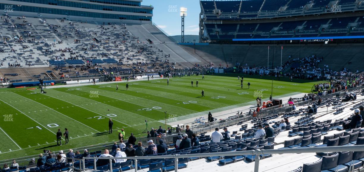 West Shore Home Field at Beaver Stadium - Section West J Seat View