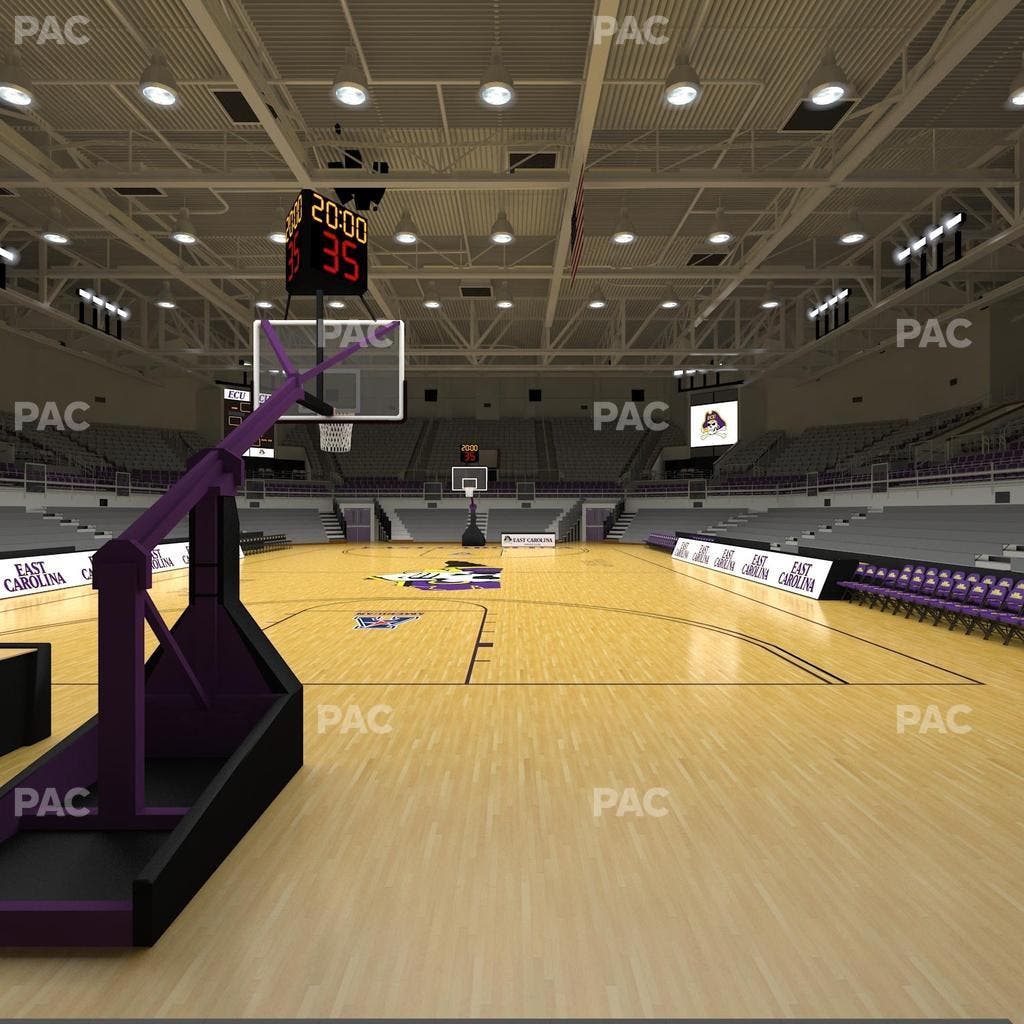 Williams Arena at Minges Coliseum - Section 102 Seat View