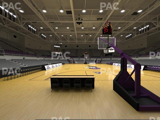 Williams Arena at Minges Coliseum - Section 103 Seat View