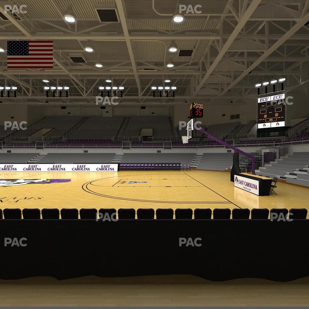 Williams Arena at Minges Coliseum - Section 105 Seat View