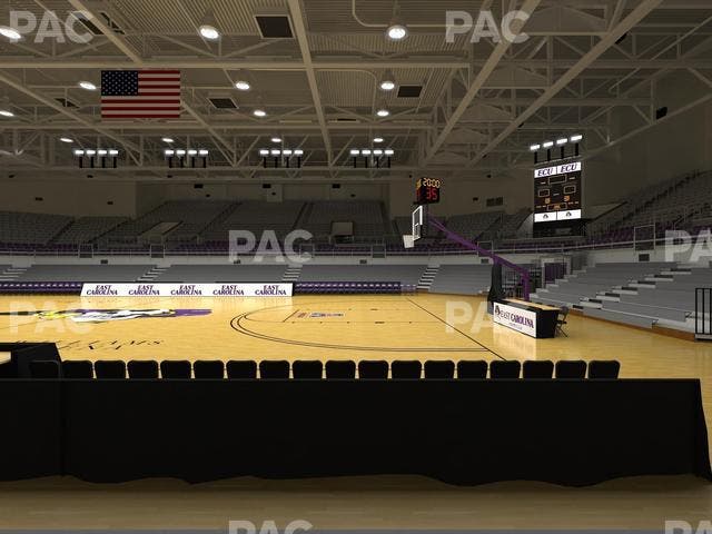 Williams Arena at Minges Coliseum - Section 105 Seat View