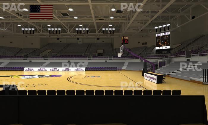 Williams Arena at Minges Coliseum - Section 105 Seat View