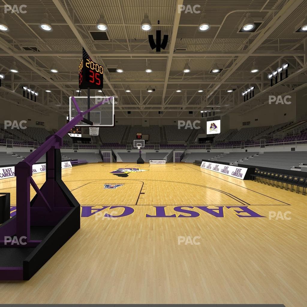 Williams Arena at Minges Coliseum - Section 109 Seat View
