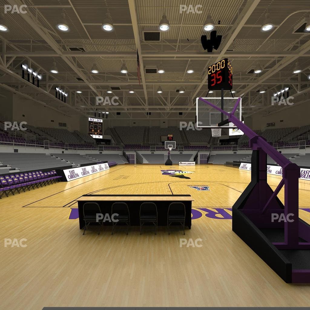Williams Arena at Minges Coliseum - Section 110 Seat View