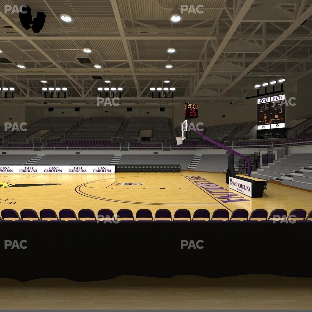 Williams Arena at Minges Coliseum - Section 112 Seat View
