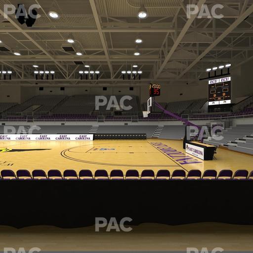 Williams Arena at Minges Coliseum - Section 112 Seat View
