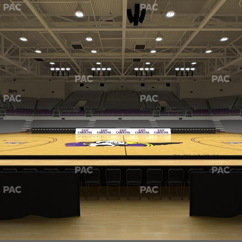 Williams Arena at Minges Coliseum - Section 113 Seat View