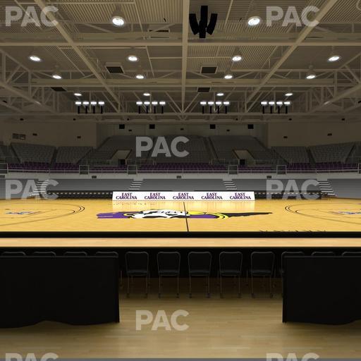 Williams Arena at Minges Coliseum - Section 113 Seat View