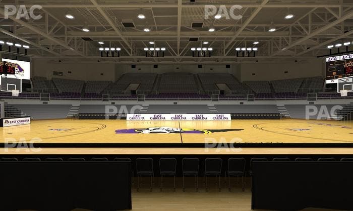 Williams Arena at Minges Coliseum - Section 113 Seat View