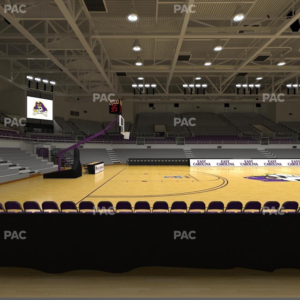 Williams Arena at Minges Coliseum - Section 114 Seat View