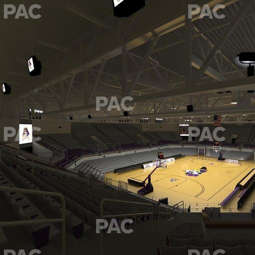 Williams Arena at Minges Coliseum - Section 201 Seat View