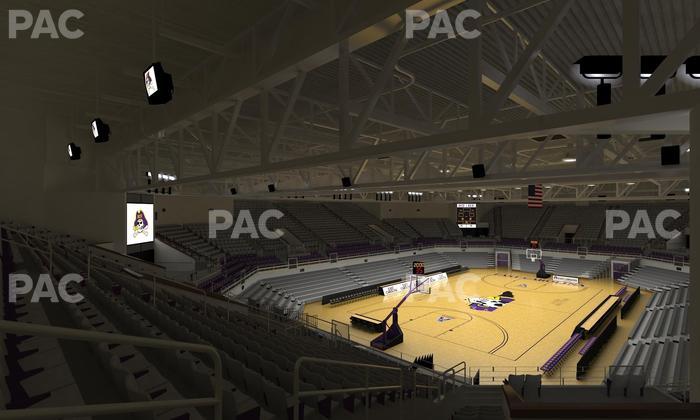 Williams Arena at Minges Coliseum - Section 201 Seat View
