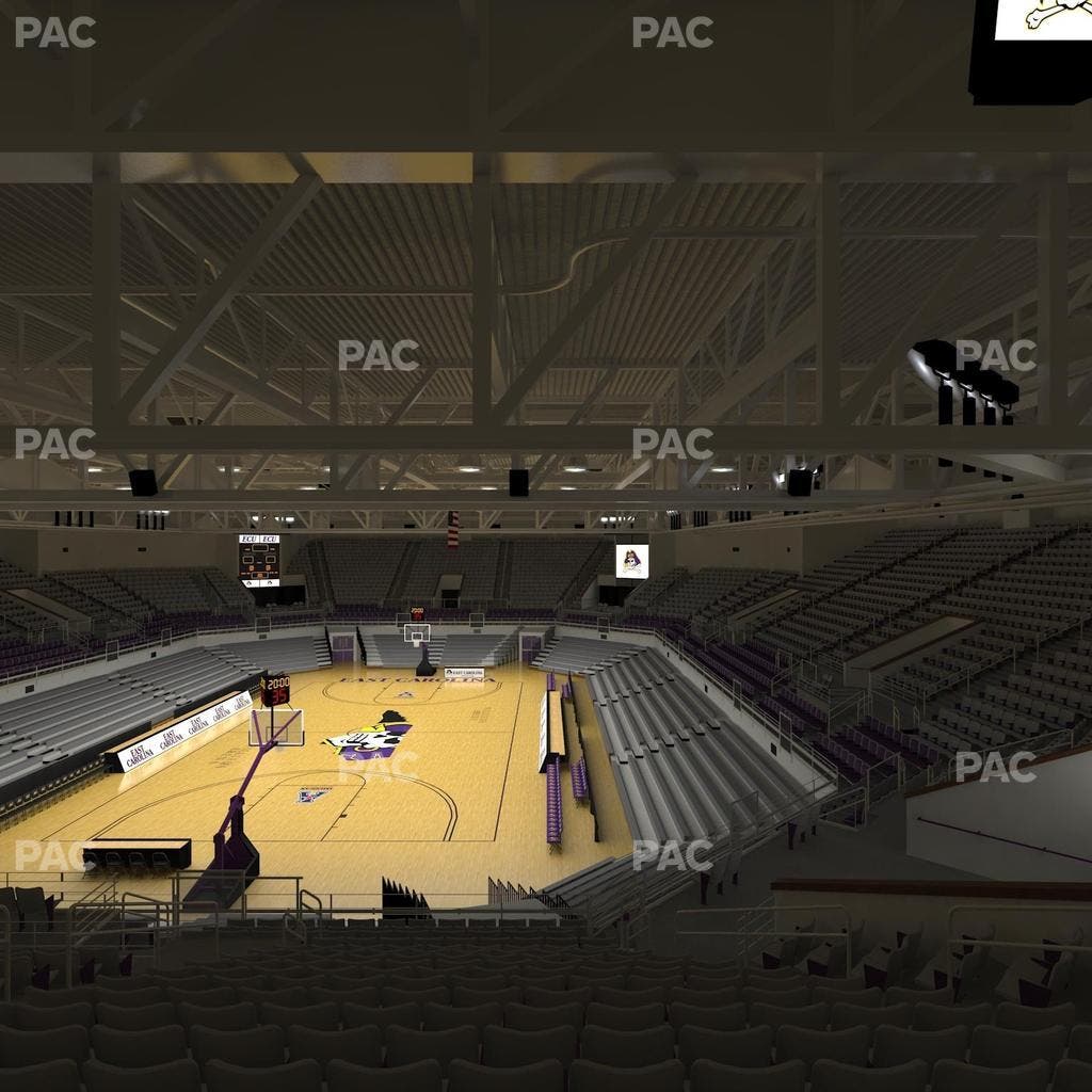 Williams Arena at Minges Coliseum - Section 202 Seat View