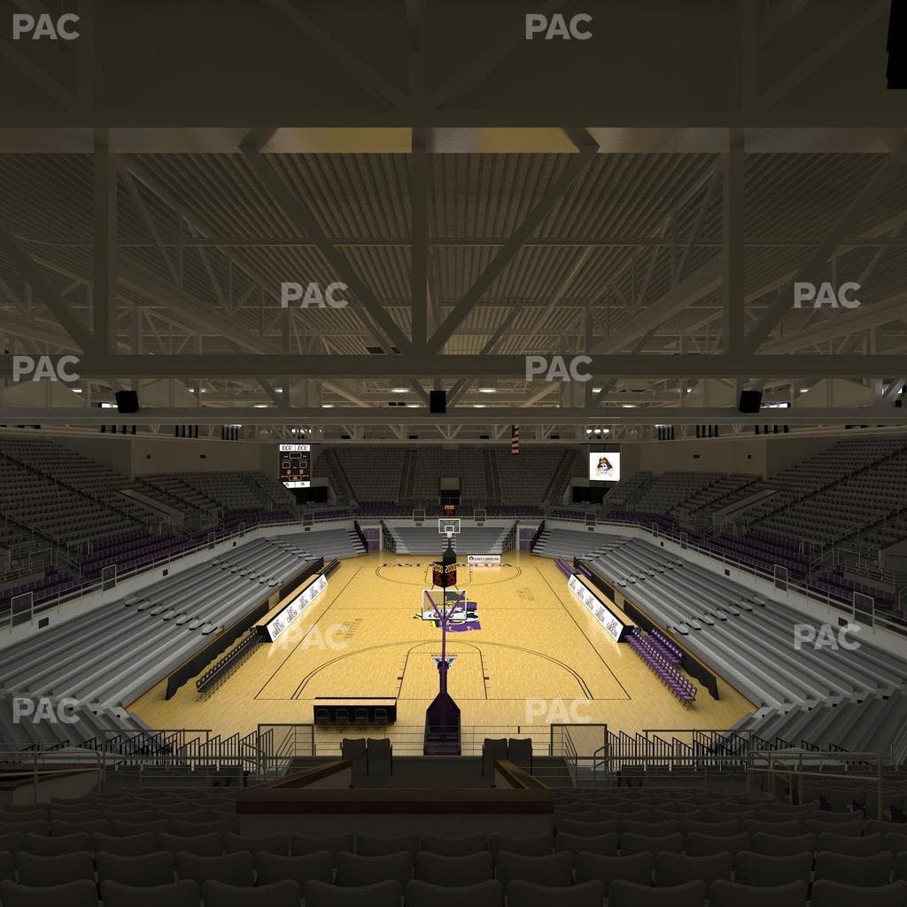 Williams Arena at Minges Coliseum - Section 203 Seat View