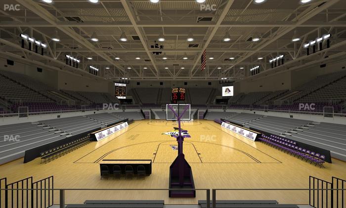 Williams Arena at Minges Coliseum - Section 203 Seat View