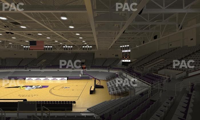 Williams Arena at Minges Coliseum - Section 205 Seat View