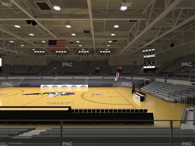 Williams Arena at Minges Coliseum - Section 206 Seat View Williams Arena at Minges Coliseum - Section 206 Seat View