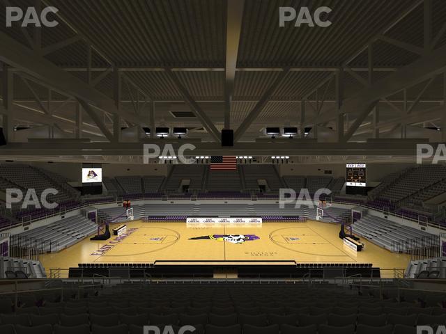 Williams Arena at Minges Coliseum - Section 207 Seat View