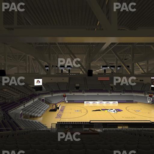 Williams Arena at Minges Coliseum - Section 208 Seat View