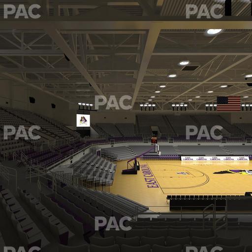 Williams Arena at Minges Coliseum - Section 209 Seat View