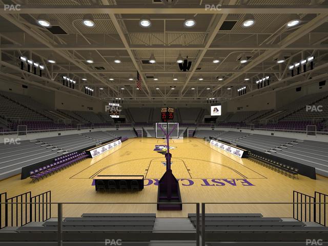 Williams Arena at Minges Coliseum - Section 211 Seat View Williams Arena at Minges Coliseum - Section 211 Seat View