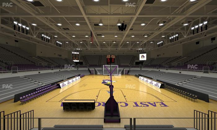 Williams Arena at Minges Coliseum - Section 211 Seat View