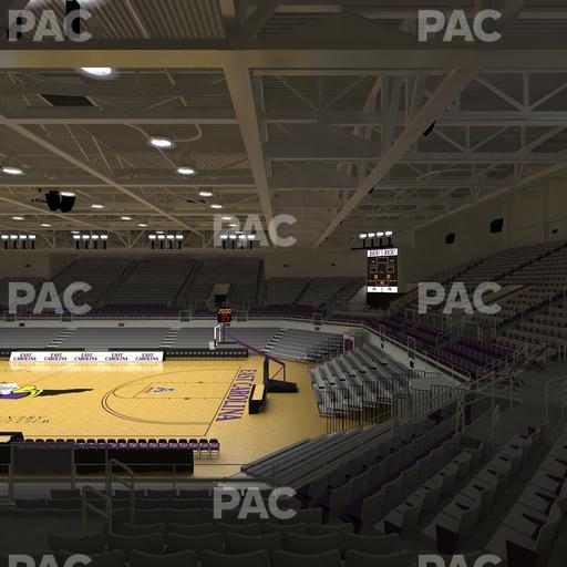 Williams Arena at Minges Coliseum - Section 213 Seat View