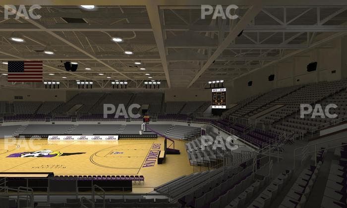 Williams Arena at Minges Coliseum - Section 213 Seat View