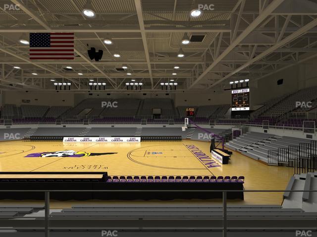 Williams Arena at Minges Coliseum - Section 214 Seat View Williams Arena at Minges Coliseum - Section 214 Seat View