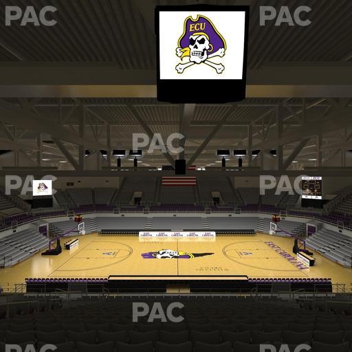 Williams Arena at Minges Coliseum - Section 215 Seat View