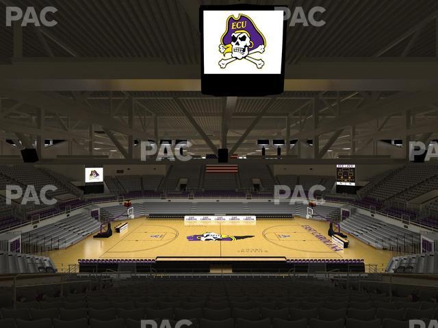 Williams Arena at Minges Coliseum - Section 215 Seat View