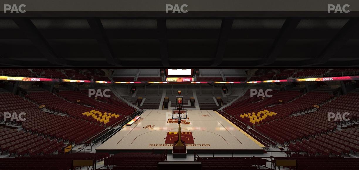 Williams Arena - Section 101 Seat View