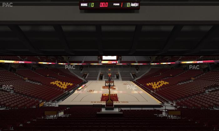 Williams Arena - Section 101 Seat View