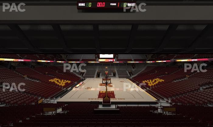 Williams Arena - Section 101 Seat View