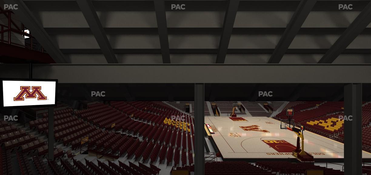 Williams Arena - Section 102 Seat View