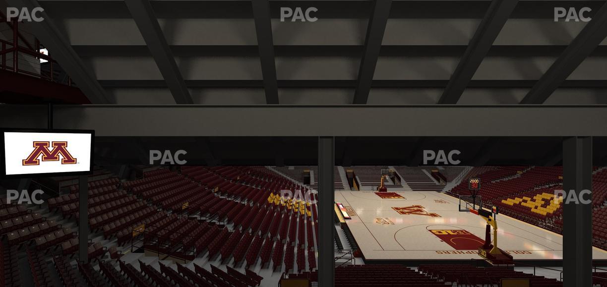 Williams Arena - Section 102 Seat View
