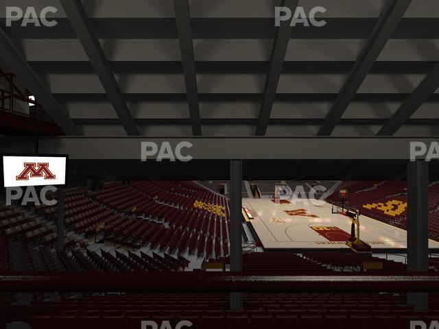 Williams Arena - Section 102 Seat View