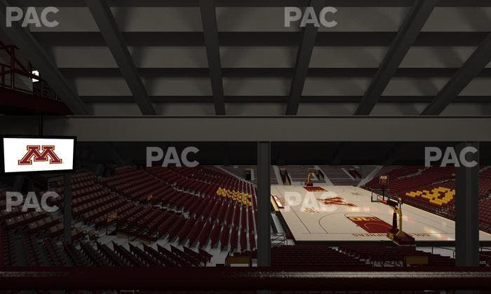 Williams Arena - Section 102 Seat View