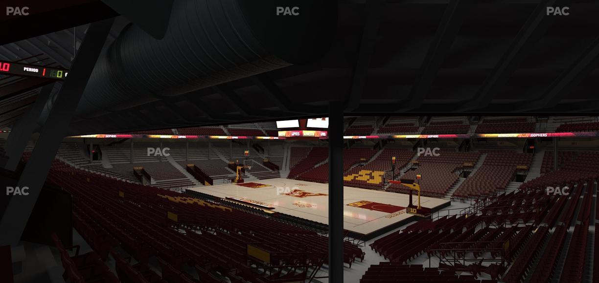 Williams Arena - Section 103 Seat View