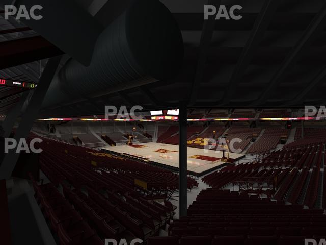 Williams Arena - Section 103 Seat View