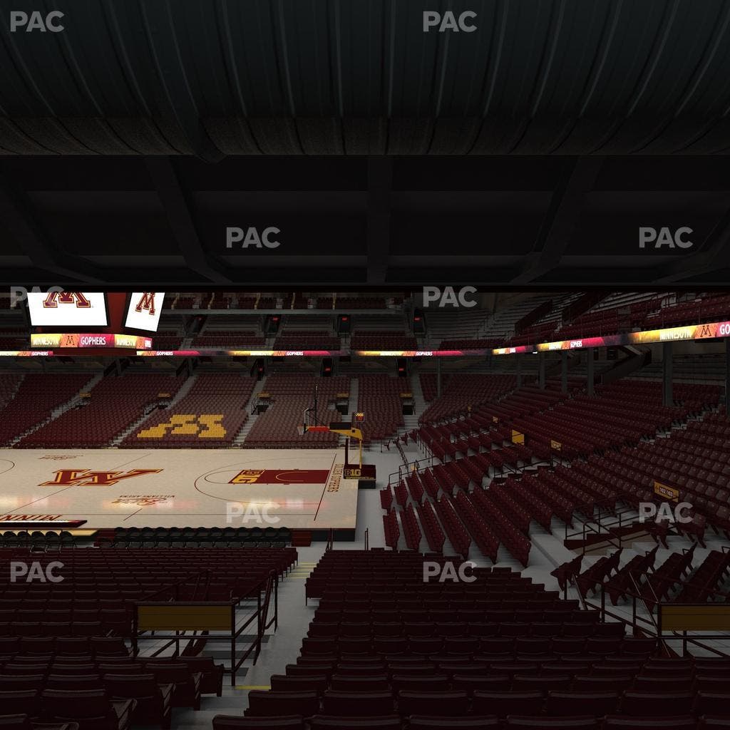 Williams Arena - Section 104 Seat View