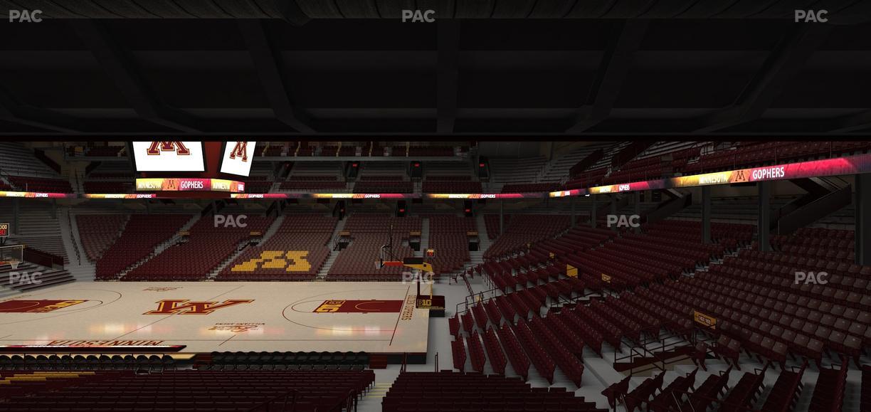Williams Arena - Section 104 Seat View